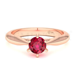 Anillos de compromiso con gemas de color