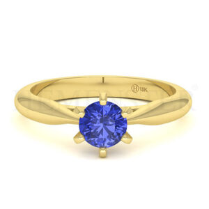 Anillos de compromiso con gemas de color