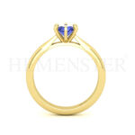 Anillos de compromiso con gemas de color
