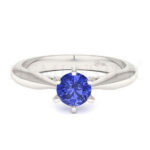 Anillos de compromiso con gemas de color