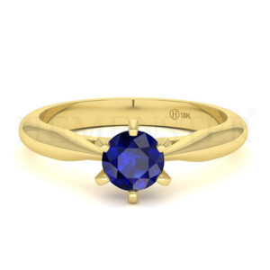 Anillos de compromiso con gemas de color