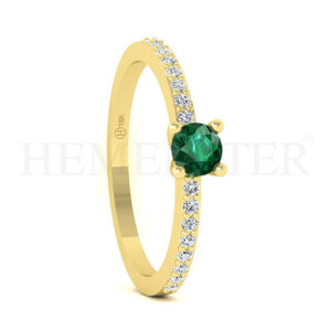 Anillos de compromiso con gemas de color