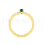 Anillos de compromiso con gemas de color