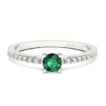 Anillos de compromiso con gemas de color