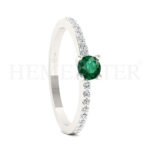 Anillos de compromiso con gemas de color