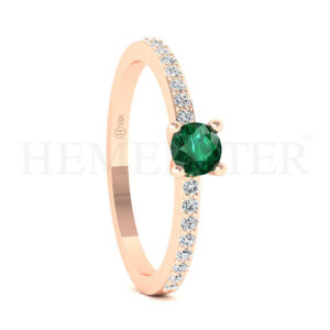 Anillos de compromiso con gemas de color