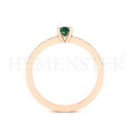 Anillos de compromiso con gemas de color