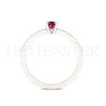Anillos de compromiso con gemas de color