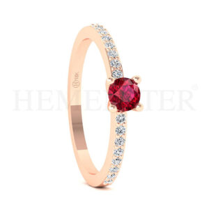 Anillos de compromiso con gemas de color