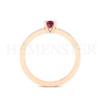 Anillos de compromiso con gemas de color