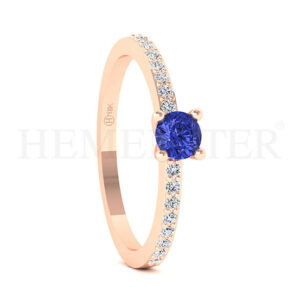 Anillos de compromiso con gemas de color