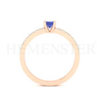 Anillos de compromiso con gemas de color
