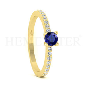 Anillos de compromiso con gemas de color