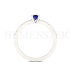 Anillos de compromiso con gemas de color
