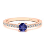 Anillos de compromiso con gemas de color