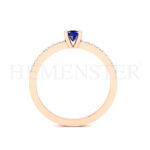 Anillos de compromiso con gemas de color