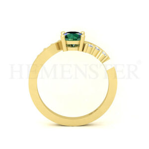 Anillos de compromiso con gemas de color