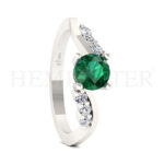 Anillos de compromiso con gemas de color