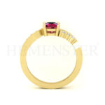 Anillos de compromiso con gemas de color