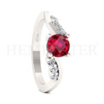 Anillos de compromiso con gemas de color