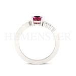 Anillos de compromiso con gemas de color