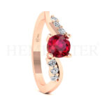 Anillos de compromiso con gemas de color