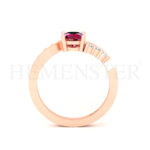 Anillos de compromiso con gemas de color