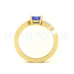 Anillos de compromiso con gemas de color