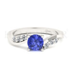 Anillos de compromiso con gemas de color