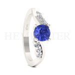 Anillos de compromiso con gemas de color