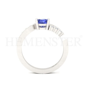 Anillos de compromiso con gemas de color