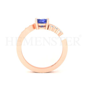 Anillos de compromiso con gemas de color