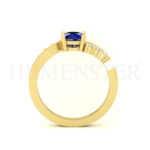 Anillos de compromiso con gemas de color
