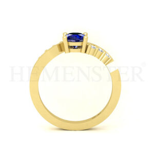 Anillos de compromiso con gemas de color