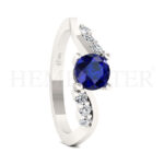 Anillos de compromiso con gemas de color