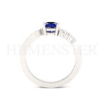 Anillos de compromiso con gemas de color