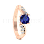 Anillos de compromiso con gemas de color