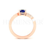 Anillos de compromiso con gemas de color