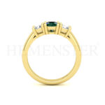 Anillos de compromiso con gemas de color