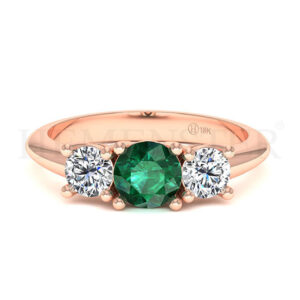 Anillos de compromiso con gemas de color