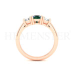 Anillos de compromiso con gemas de color