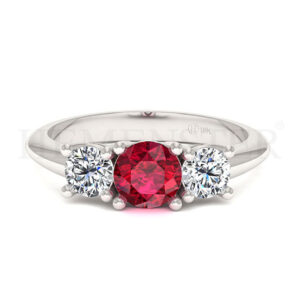 Anillos de compromiso con gemas de color