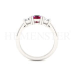 Anillos de compromiso con gemas de color