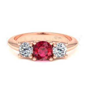 Anillos de compromiso con gemas de color