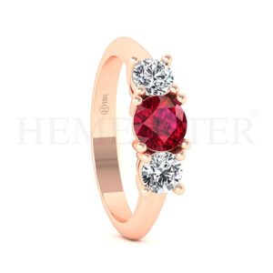 Anillos de compromiso con gemas de color