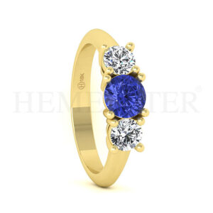 Anillos de compromiso con gemas de color