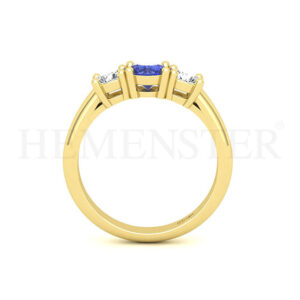 Anillos de compromiso con gemas de color