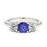 Anillos de compromiso con gemas de color