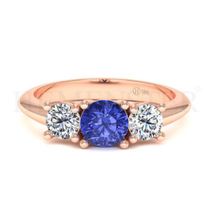 Anillos de compromiso con gemas de color