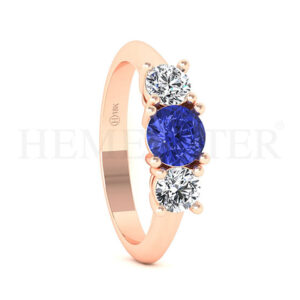 Anillos de compromiso con gemas de color